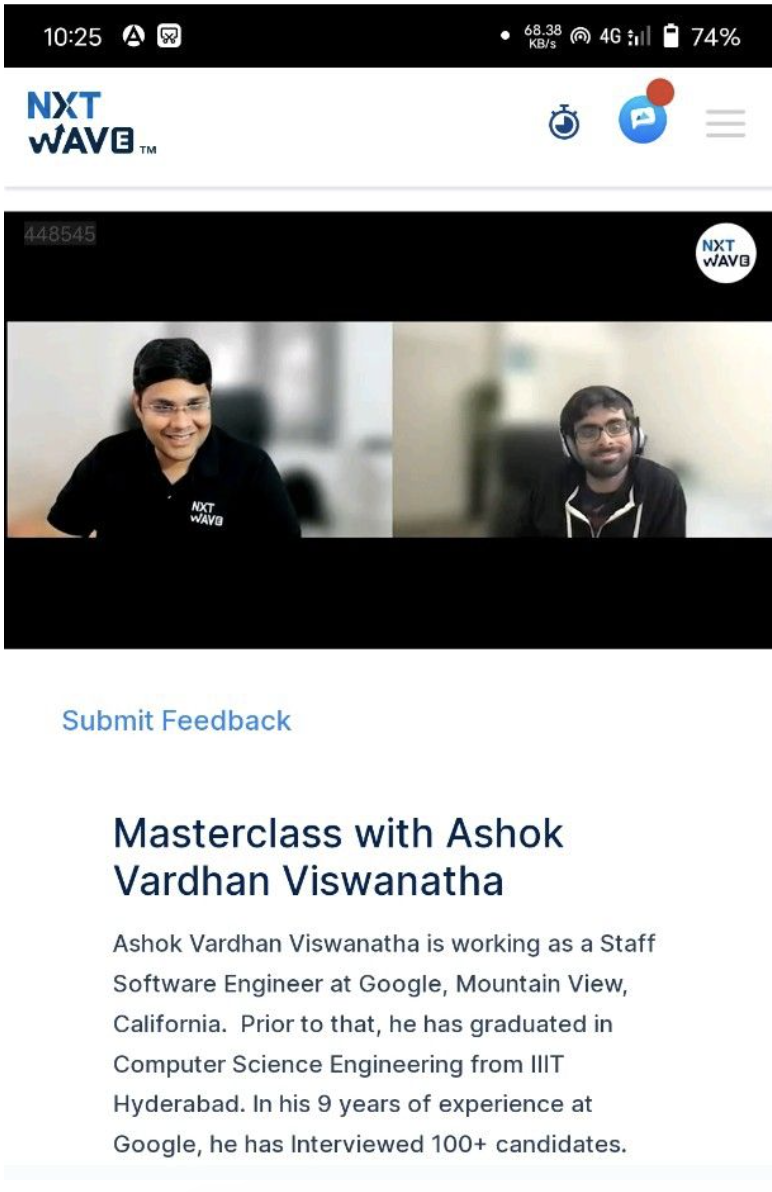 Nxt Wave & Mentorship